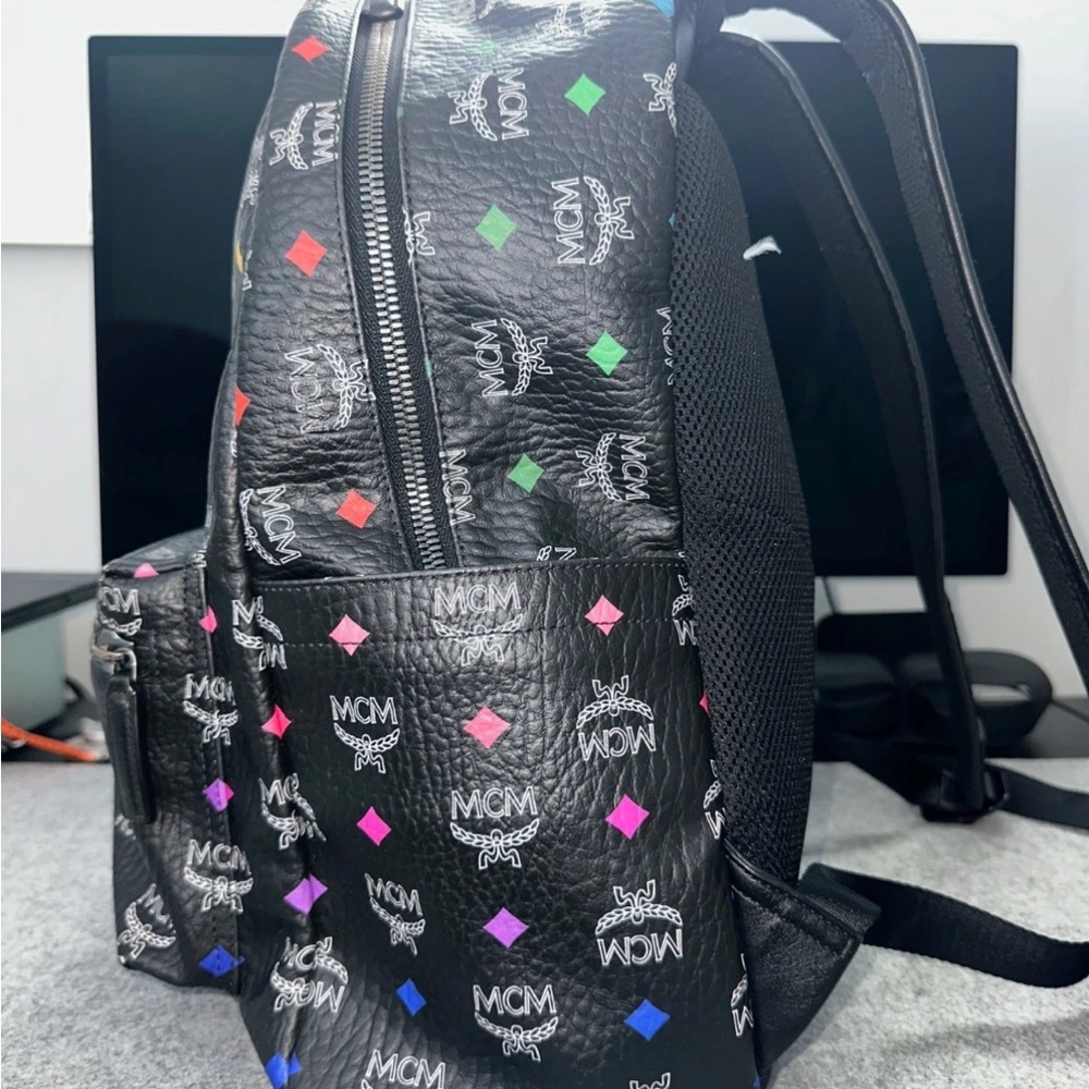 Mcm Black Multicolor Backpack - image 4